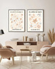 grafiki i ilustracje DWA PLAKATY kwiaty FLOWER MARKET