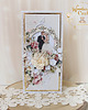 kartki scrapbooking Romantyczna kartka ślubna, pamiątka ślubu "Diary Roses2" GOTOWA