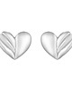 kolczyki srebrne Srebrne kolczyki zdobione serduszka