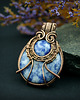 wisiory Sodalit wisiorek wire wrapping