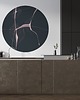 tapety i naklejki ścienne Mural DOTS ORGANIC LINES-  okrągła dekoracja ścienna