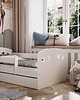 meble do pokoju dziecka Łóżko dziecięce białe Jessica 160x80 cm białe