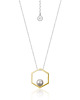 srebrne naszyjniki Naszyjnik hexagon silver