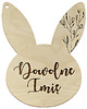 ozdoby wielkanocne Zawieszka Wielkanocna do Stroika Bombka Drewniana Zajączek Personalizowana