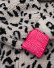 bluza bez kaptura damska Polar White Leo Sherpa Fleece
