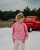 bluza bez kaptura damska Bluza oversize Chloe Teddy dla mamy i taty