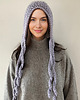 czapki damskie BONBON balaclava x bonnet fiolet