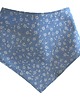 ubranka dla zwierząt Bandana, chusta, apaszka dla psa, jamnika zapinana na nap Kwiaty na czarnym tle