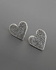 kolczyki srebrne Kolczyki Serca - srebro