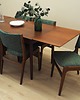 krzesła Komplet krzeseł mahoniowych, duński design, lata 70,  Henning Kj