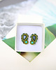 kolczyki soutache Łezki 2 sztyfty - kolczyki z sutaszu