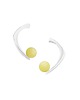 kolczyki srebrne Amber as a Pearl / silver earrings with Amber