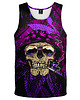 t-shirty męskie DR.CROW Bokserka Męska Cannabis Skull Pink
