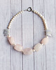 kolie S A L E : UNIKAT : kwarc, perły - unikatowy naszyjnik