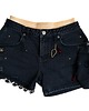 szorty damskie Ręcznie przerobione szorty Calvin Klein z koronką i detalami 