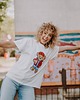 t-shirt damskie T-shirt oversize Rodney Teddy dla mamy cream