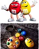 breloki Chrupiące M&M-sy 1