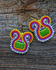 kolczyki soutache Nubi- Etniczne i kolorowe kolczyki soutache