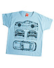 t-shirty dla dziewczynki dla dzieci FORD MUSTANG NEW blue tshirt