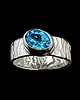 pierścionki srebrne Pierścionek blue blue topaz
