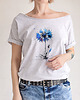 t-shirt damskie Chaber Szary Oversize