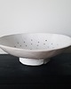 miski i misy Ceramiczna miska sitko na owoce, cedzak, durszlak