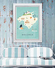 plakaty Plakat Majorka - mapa graficzna