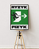 grafiki i ilustracje Plakat typograficzny - Ryzyk Fizyk