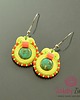 kolczyki soutache Kolorowe kolczyki sutasz - Lilly1