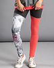 legginsy Legginsy dwukolorowe z nadrukiem Morze