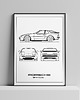 plakaty Plakat Legendy Motoryzacji - Porsche 944 Turbo