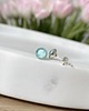 kolczyki swarovski Miętowe Diamenty kolczyki-wkrętki