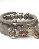 bransoletki z kamieni naturalnych Taupe vol. 16 /05.05.15/ set
