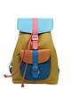 plecaki Plecak damski kolorowy skórzany regulowane szelki pojemny OLIVKA