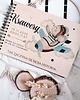 akcesoria dziecięce - różne MYSZKA W SAMOLOCIE, WATERCOLOUR drewniany album na chrzest