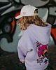 bluzy dla dziewczynki Bluza oversize Teddyland lawenda