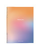 kalendarze i plannery NOTES GRADIENT PLAN  B5  160 stron  SZARE KRATKI