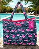 torby XXL Torba plażowa Flamingos