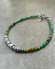 bransoletki z kamieni naturalnych Bransoletka z turkusami srebro 925