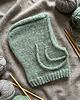czapki damskie Balaclava - Szałwiowa - Handmade - Merino, alpaka, jedwab