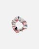 gumki do włosów Scrunchie gumka frotka wąska kwiaty pastelowa