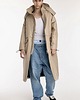 płaszcze i kurtki męskie Parka Longline Hoodie Oversize Mocca