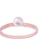 pierścionki złote Pearl Pink