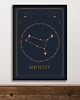 plakaty Plakat Bliźnięta/Gemini Znaki Zodiaku Gwiazdozbiór