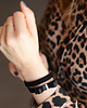 bransoletki skórzane Bow black/black 17