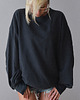 bluza bez kaptura damska Bluza Puffy Antracyt