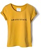 t-shirt damskie T-shirt musztardowy ABSOLUTNIE.