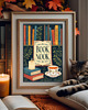 plakaty PLAKAT książki BOOK NOOK retro czytanie books prezent