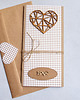 zaproszenia i kartki na ślub Kartka ślubna :: geometric heart :: pepitka