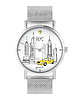 zegarki unisex Zegarek - New York - bransoleta mesh